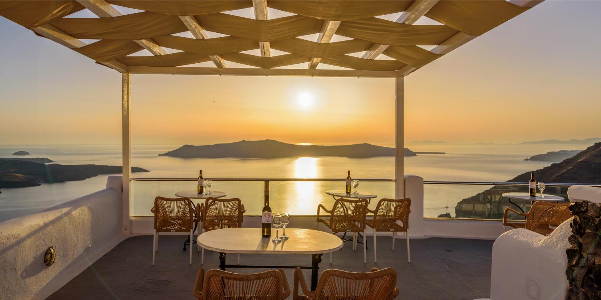 Vallas Apartments & Villas Firosztefáni Kültér fotó