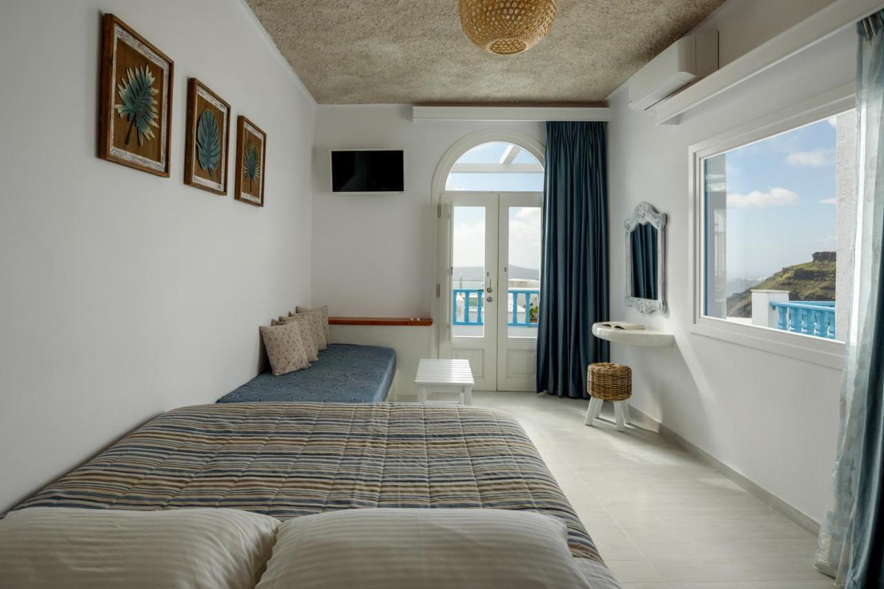 Vallas Apartments & Villas Firosztefáni Kültér fotó
